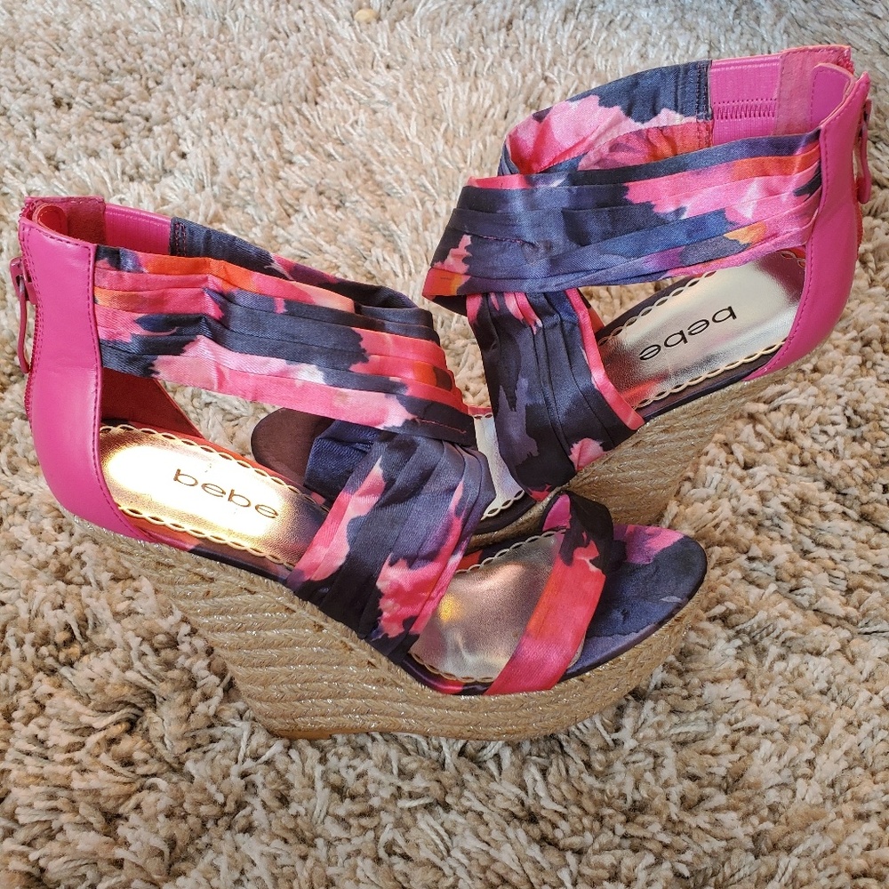 BeBe Multicolor Emme Wedges